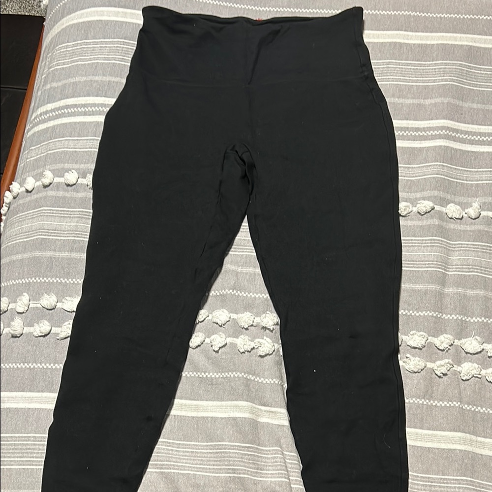 Spanx Black High-Waisted Leggings